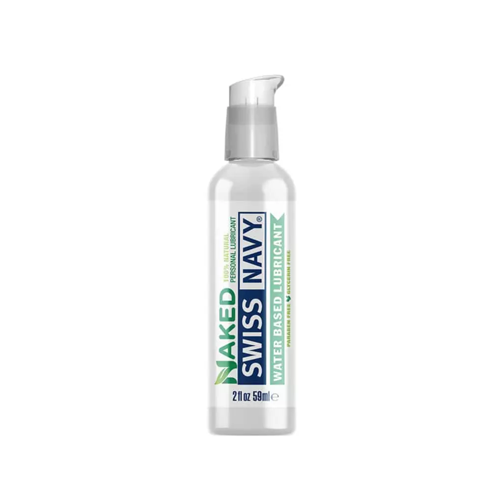 Swiss Navy Naked Personal Water Based Lubricant In 2 Oz